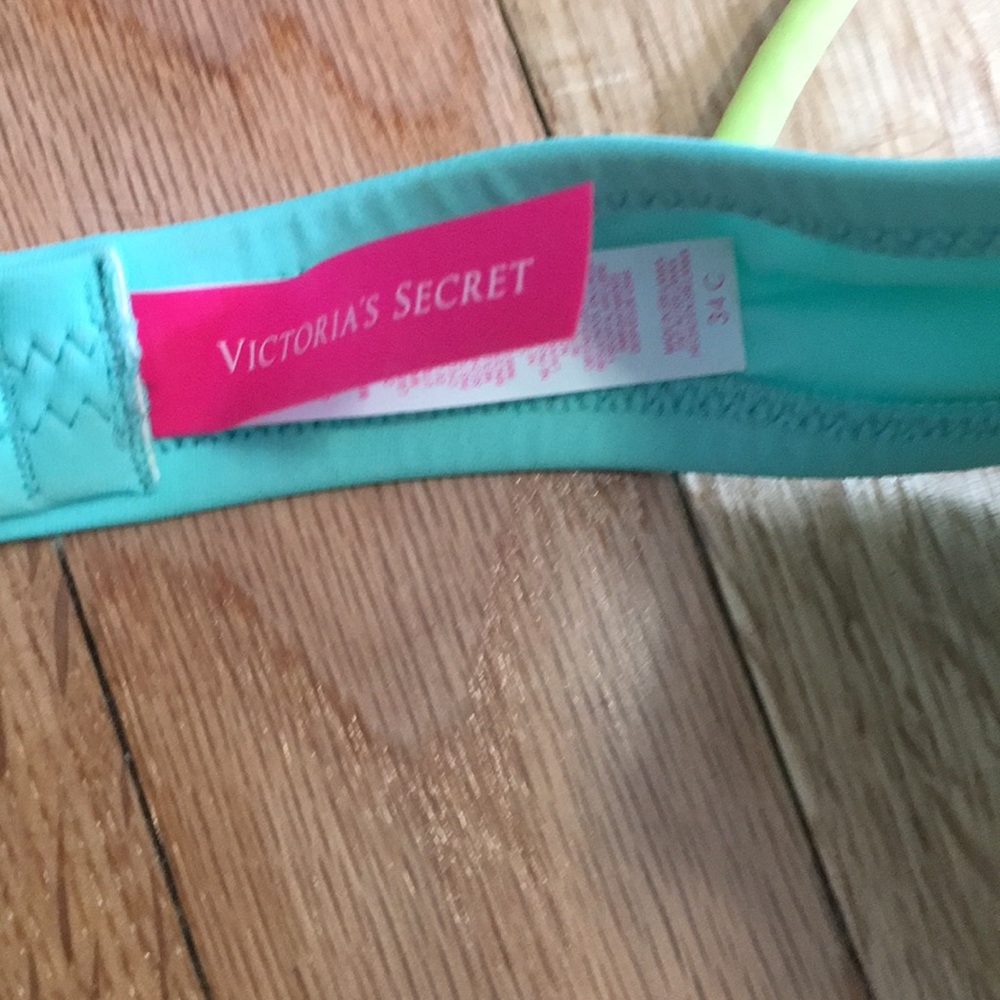 Neon striped bikini top - Picture 4 of 4
